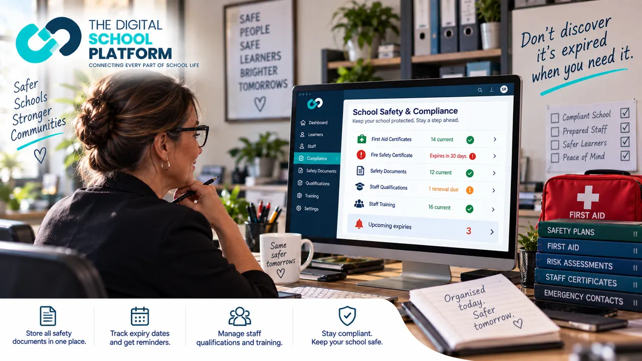 School safety and compliance dashboard